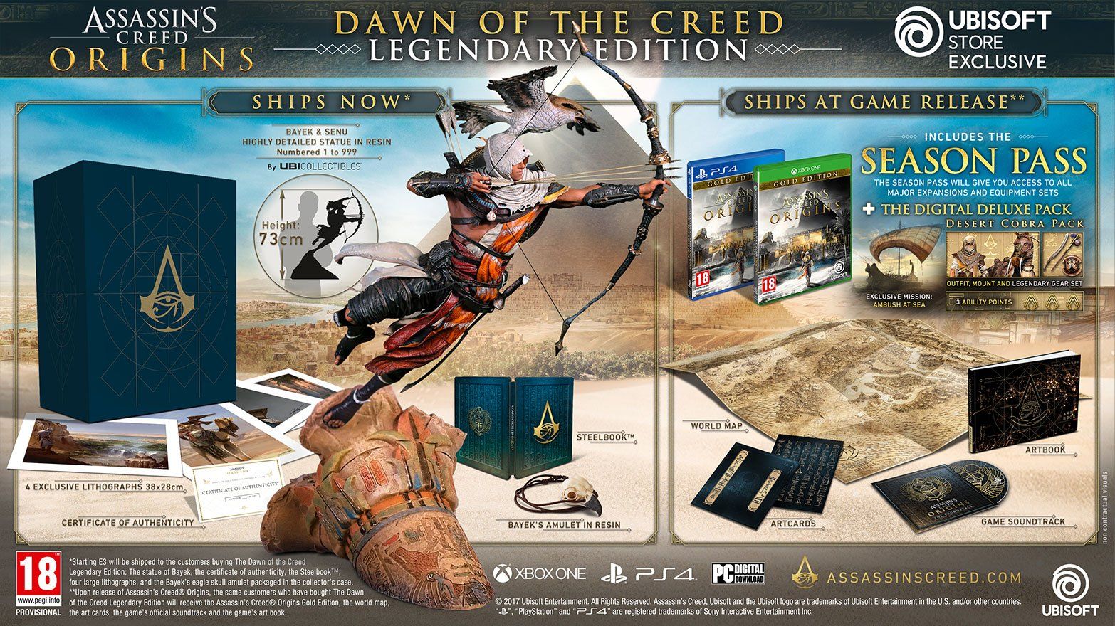 Assassin’s Creed Origins: Dawn of the Creed - Legendary Edition, sadece 2800 TL