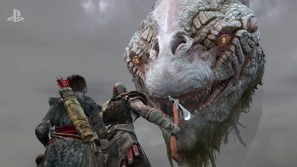 E3 2017 sırasında yayımlanan God of War videosu, standart PS4 üzerinden oynatıldı