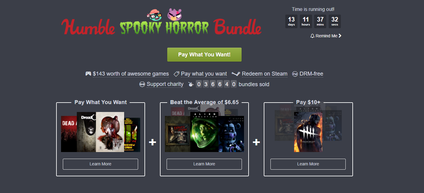 Humble Spooky Horror Bundle ile birçok korku oyunu istediğiniz fiyata satılıyor