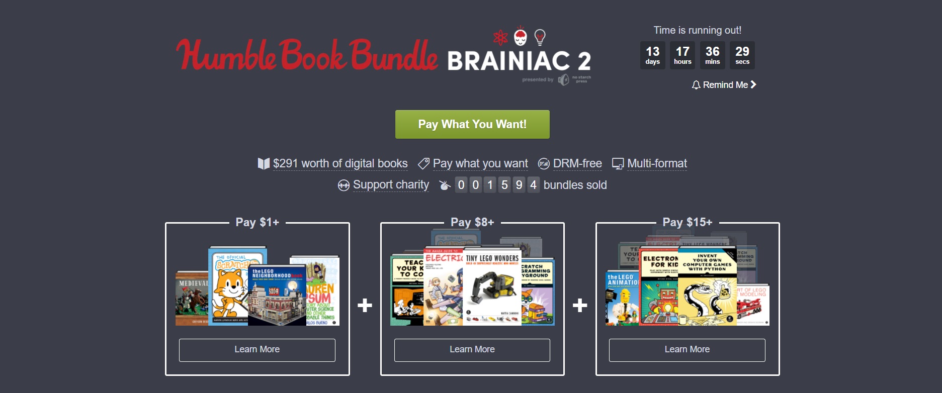 Humble Book Bundle Brainiac 2