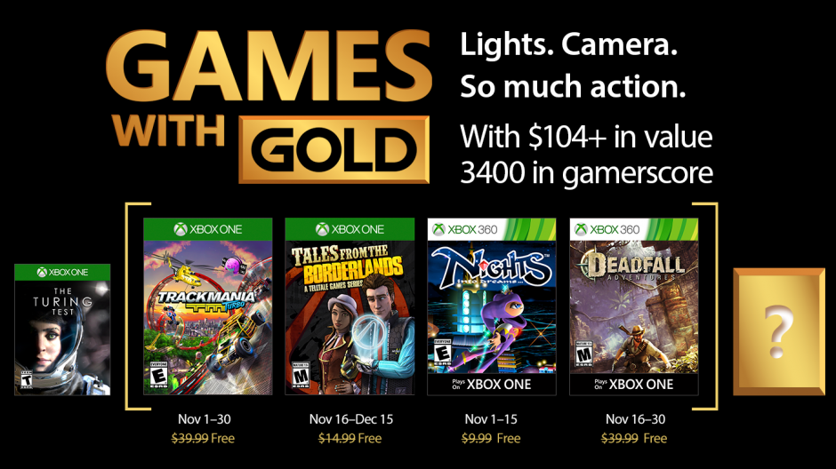 Kasım 2017 için Games with Gold ile verilecek ücretsiz oyunlar açıklandı