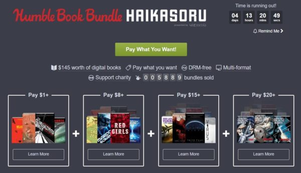 Humble Book Bundle: Haikasoru paketi, okurları bekliyor