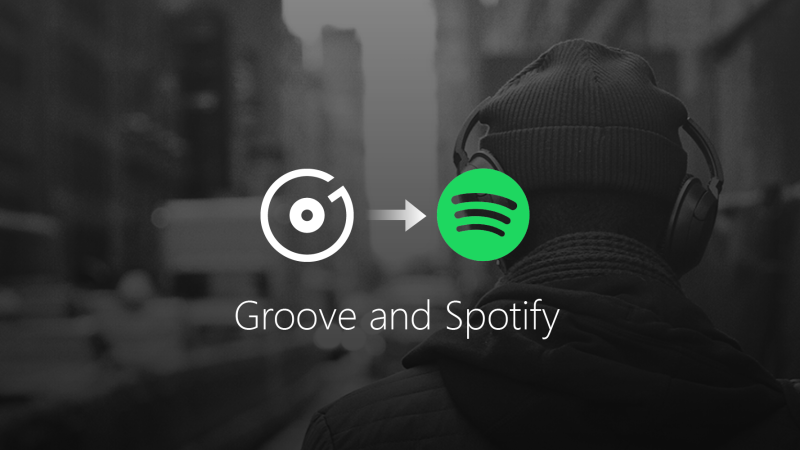 Microsoft Groove Music Spotify