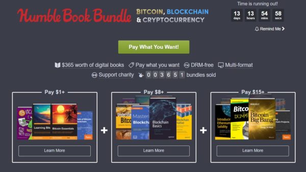 Humble Book Bundle: Bitcoin, Blockchain & Cryptocurrency sunuldu