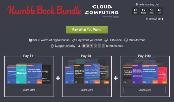 Humble Book Bundle Cloud Computing paketini gördünüz mü?