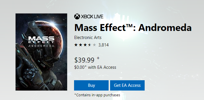 Mass Effect: Andromeda şimdi EA Access ve Origin Access üyelerine ücretsiz