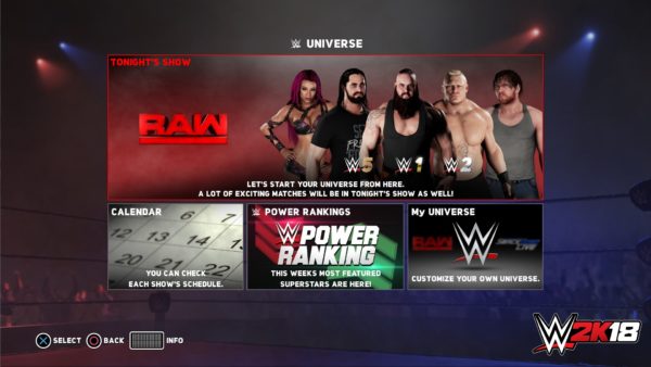 WWE 2K18: Universe
