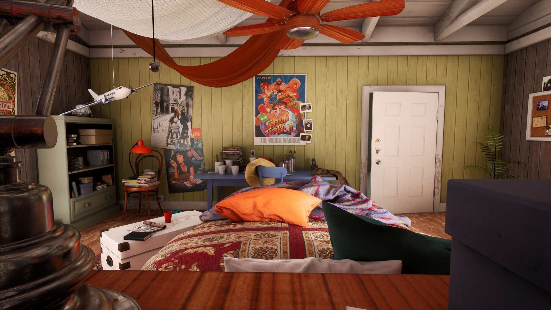 Дом 4 продолжение. Uncharted 4 Room. Интерьер спальни Unreal. Unreal engine спальня. Дом из Uncharted 4.