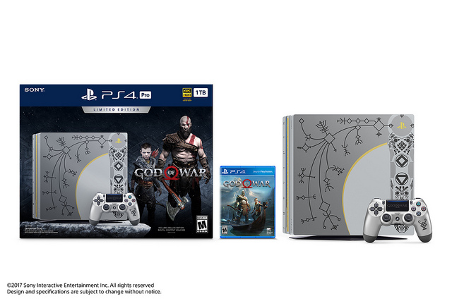 Sınırlı sayıda üretilecek olan God of War temalı PS4 Pro duyuruldu
