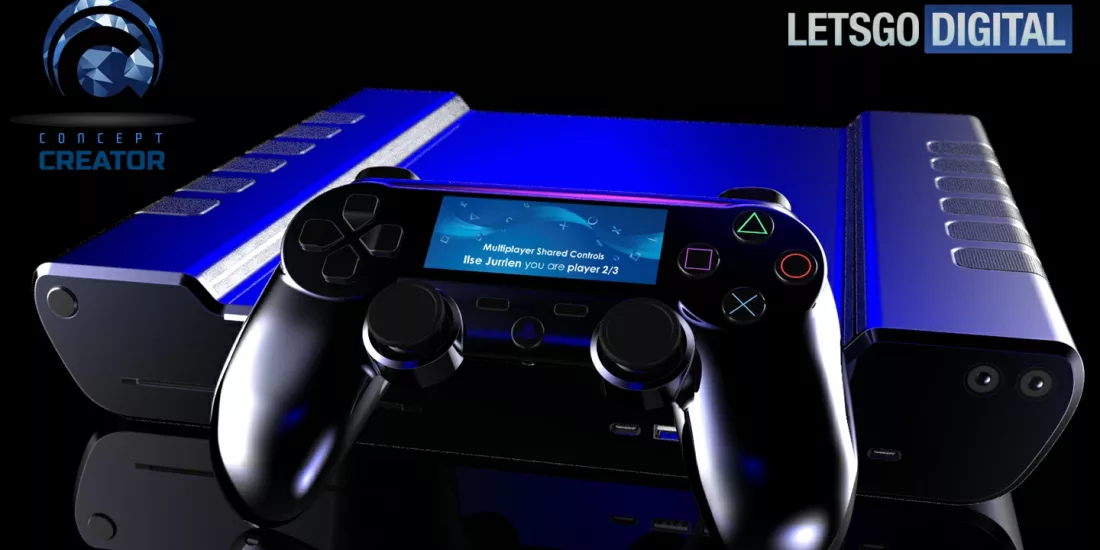 PS5 kontrolcüsü DualShock 5'in tasarımı ortaya atıldı