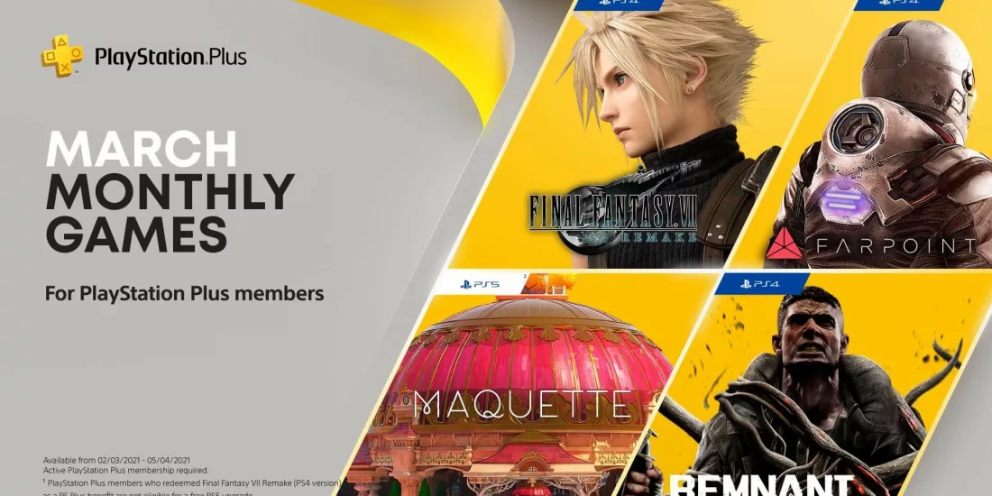 PS Plus Mart 2021 oyunları arasında Final Fantasy 7 Remake de var