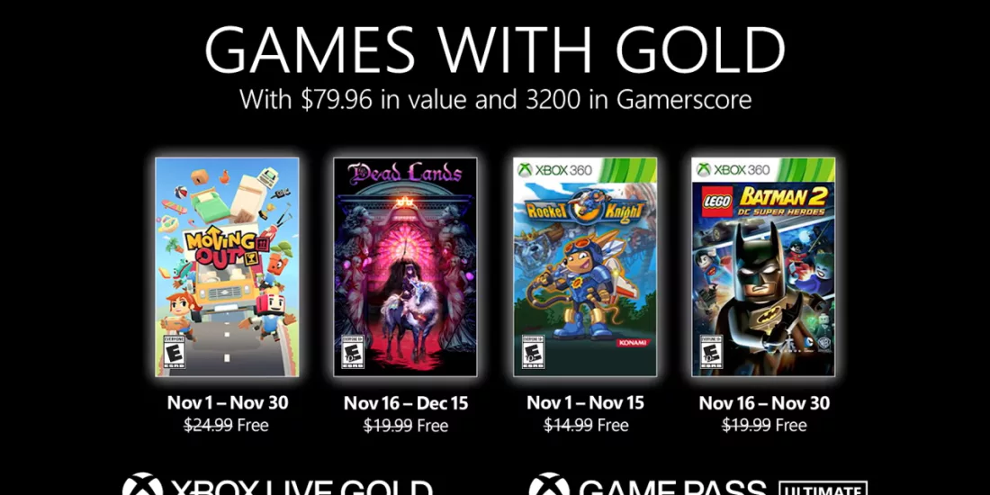 Xbox Live Gold Kasım 2021 oyunları açıklandı