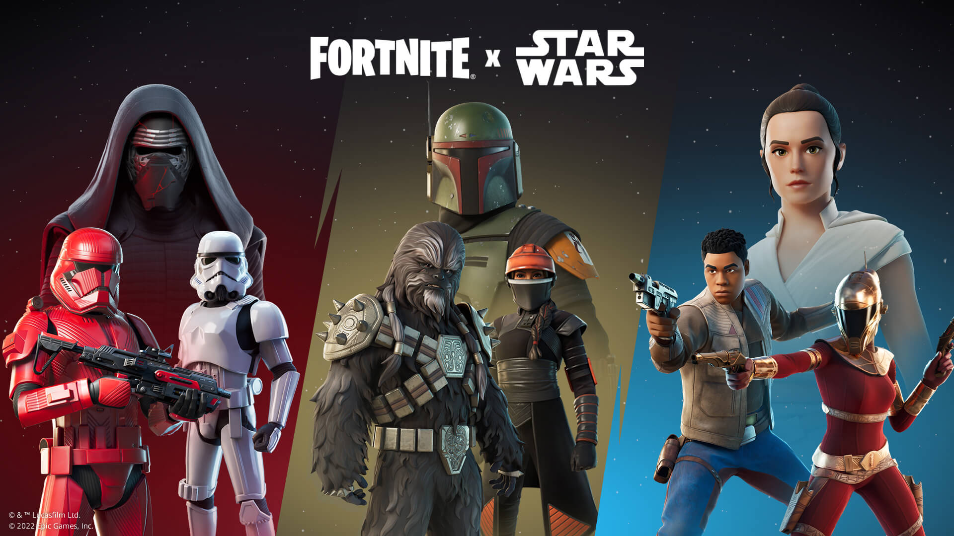 Fortnite daha fazla Star Wars kostümü getirebilir