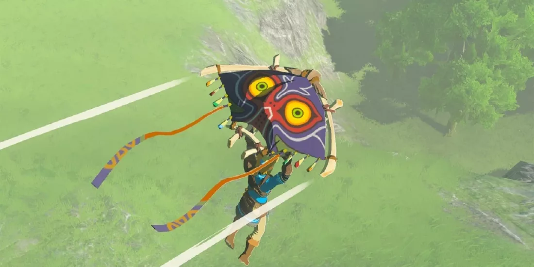 The Legend of Zelda Tears of the Kingdom paraglider