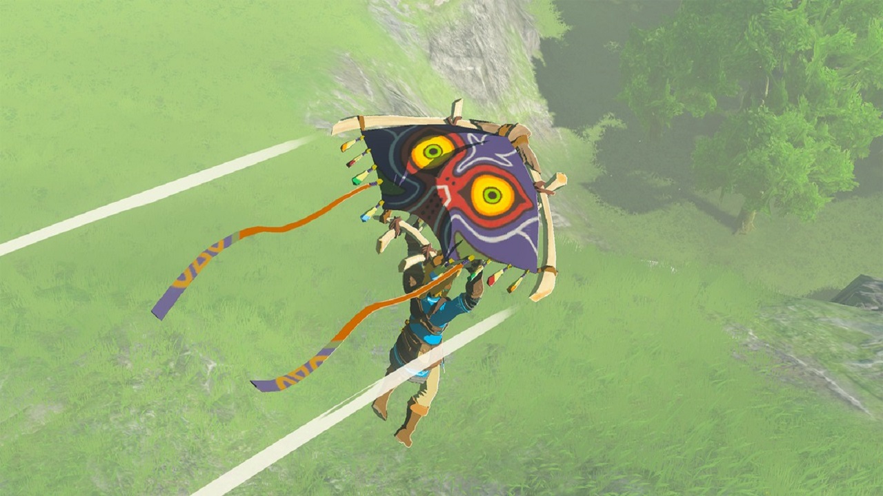 The Legend of Zelda Tears of the Kingdom paraglider