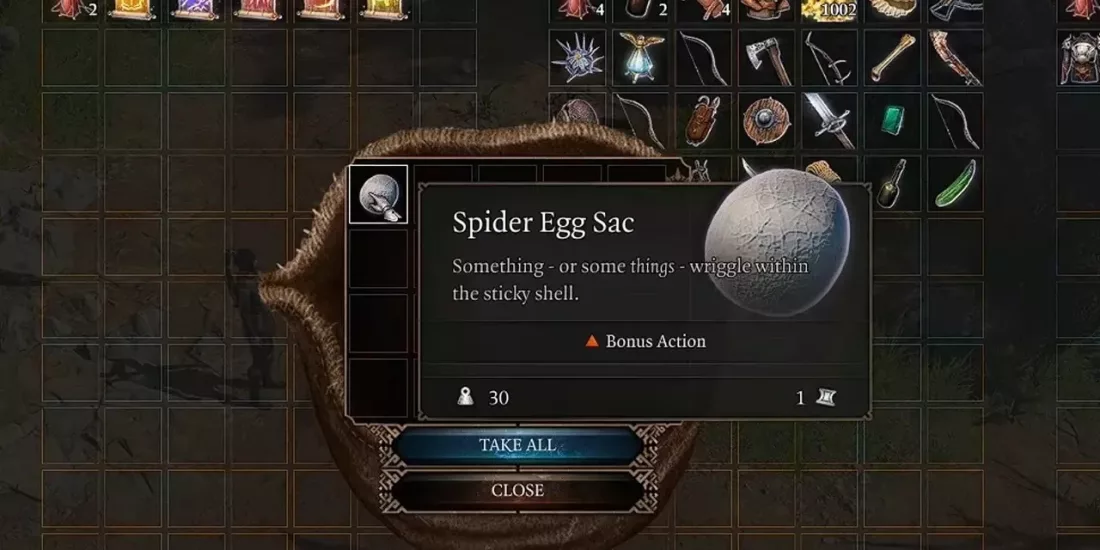 Baldur's Gate 3 Örümcek Yumurtası Kesesi nerede, ne işe yarar?